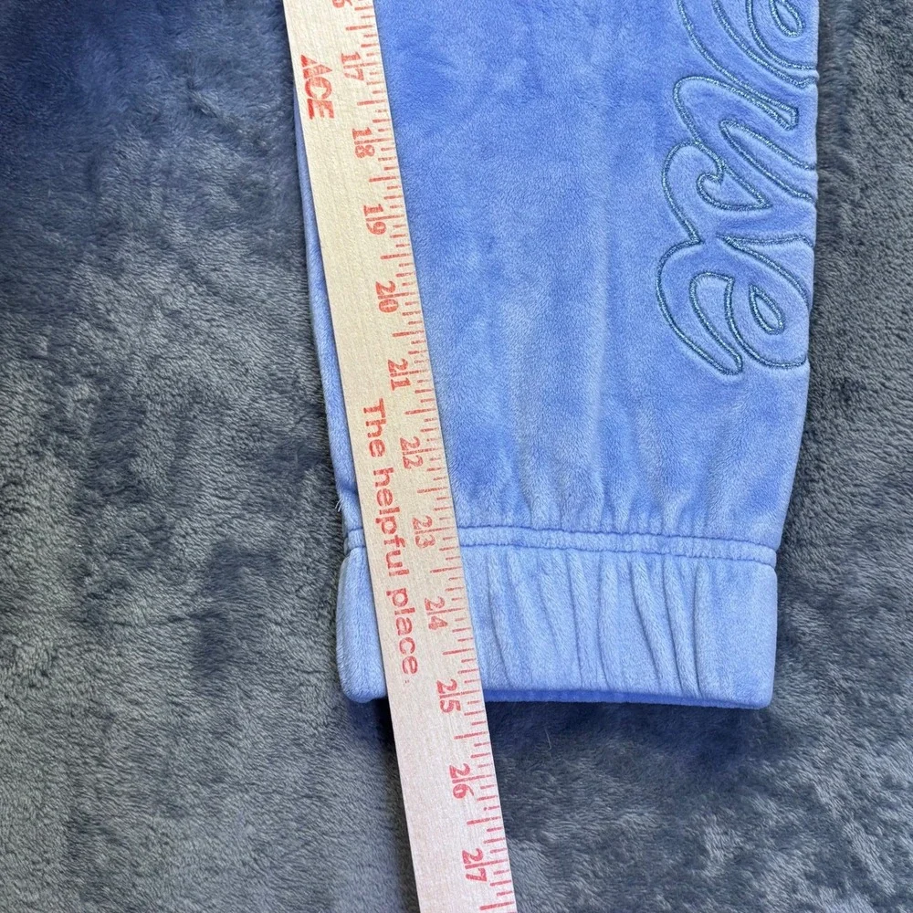 Converse Velour Joggers Youth Large 12/13‎ Lavender Purple Velvet Sweatpants Y2K